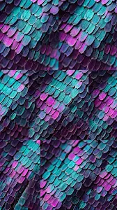 Vibrant Crystalline Minerals on Dark Texture