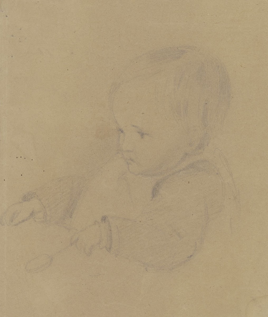 Small child with spoon