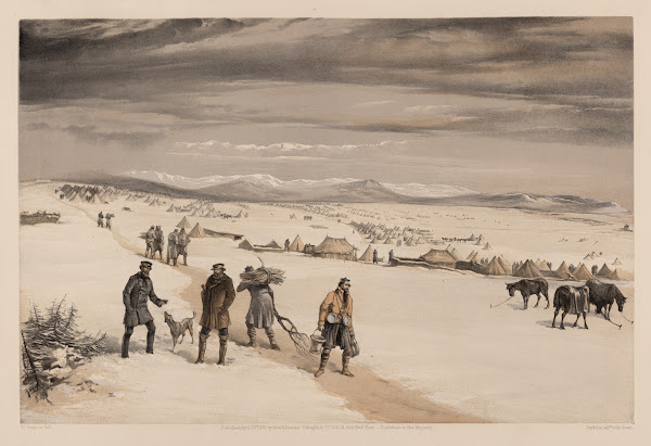 The camp of the second division looking east January 1855 1855