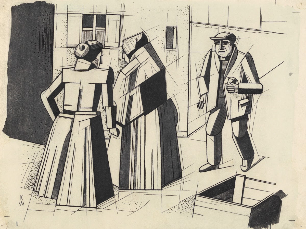 Ohne Titel Zwei Frauen ein Mann