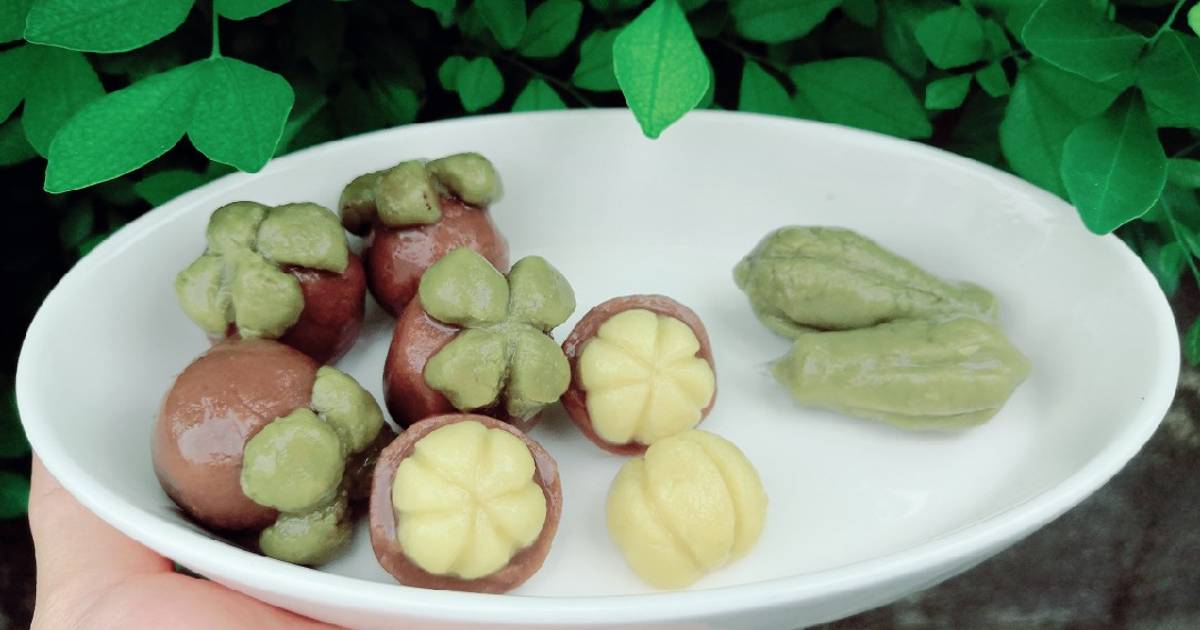 Bánh đậu xanh trái cây