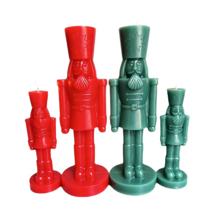 British-style nutcracker candle