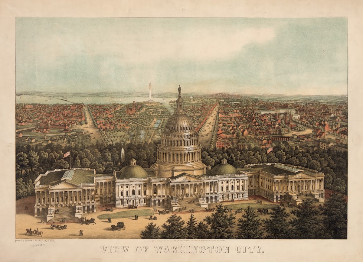 View of Washington City 1871