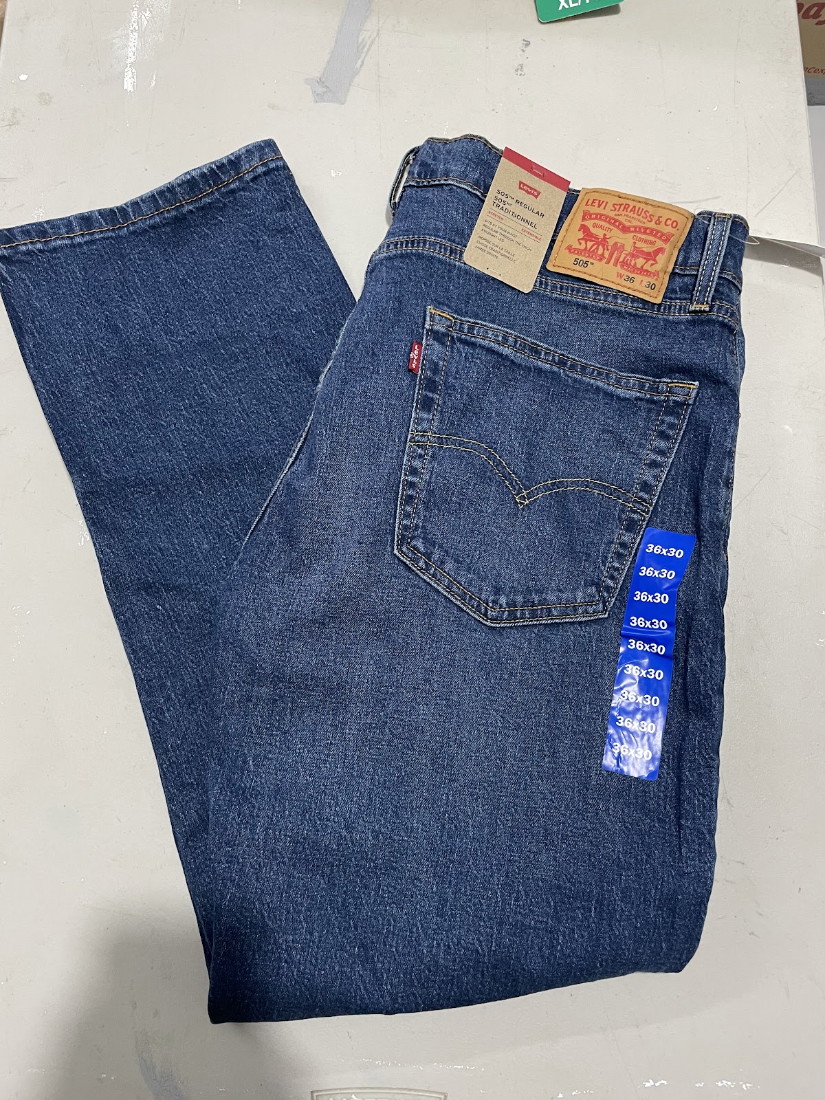 Levis Jeans 505 Denim S36 #1648