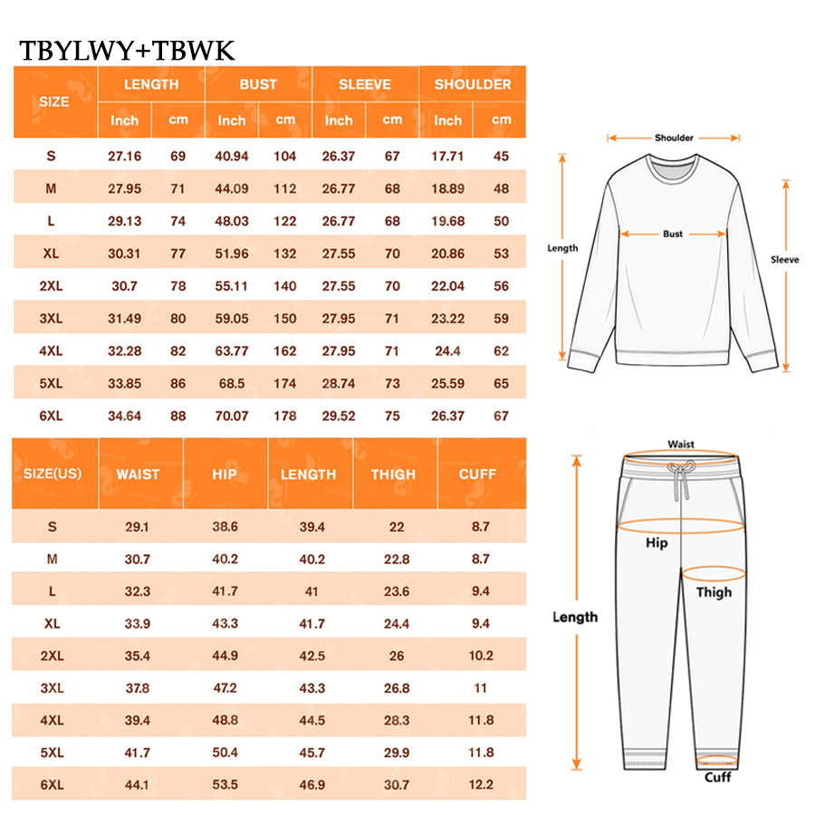 AOP Universal Round Neck Sweatshirt + Universal Sweatpants Set