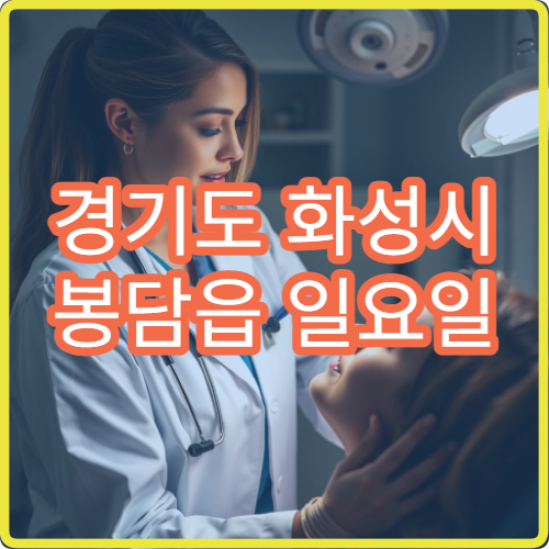 경기도 화성시 봉담읍 일요일 정형외과 병원 안내 주말 정형외과 모음