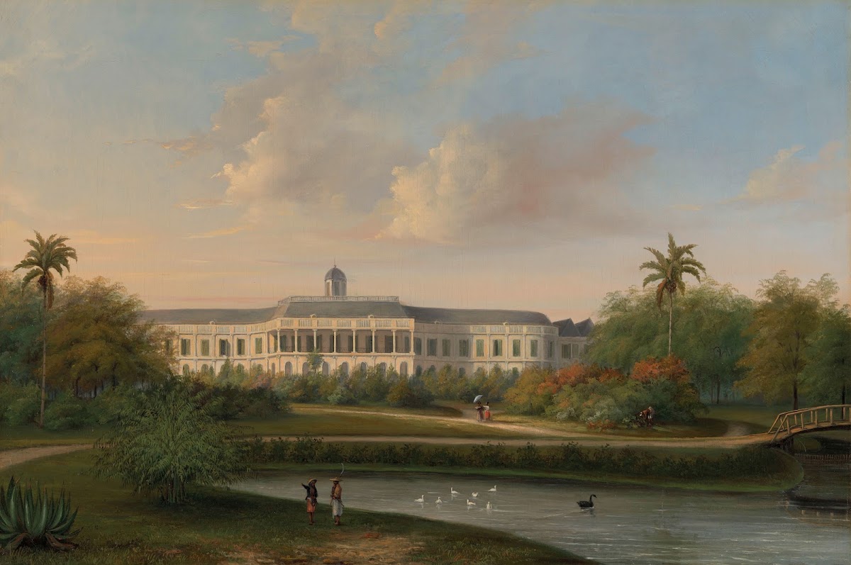Rear View of Buitenzorg Palace before the Earthquake of 10 October 1834 1834   1