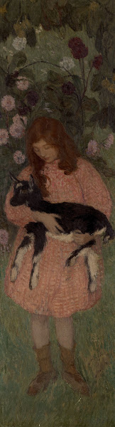 Girl with a Goat 19th century