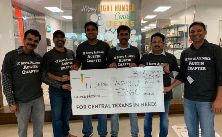 ITServe Alliance Austin Chapter Meals served at Central Food Bank of Texas