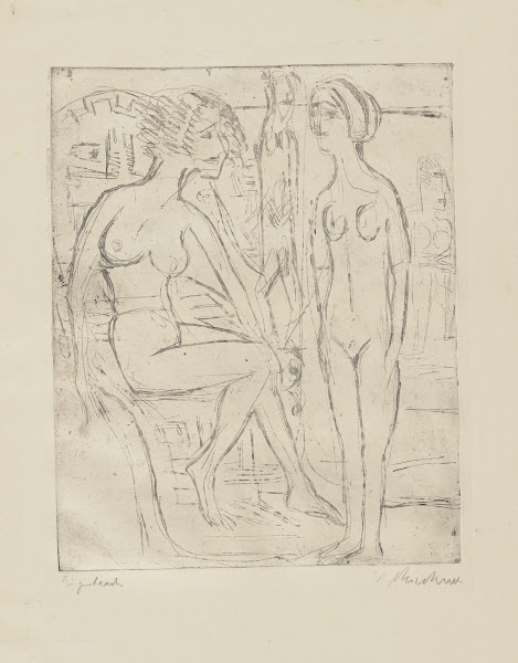 Zwei nackte Mädchen 1926