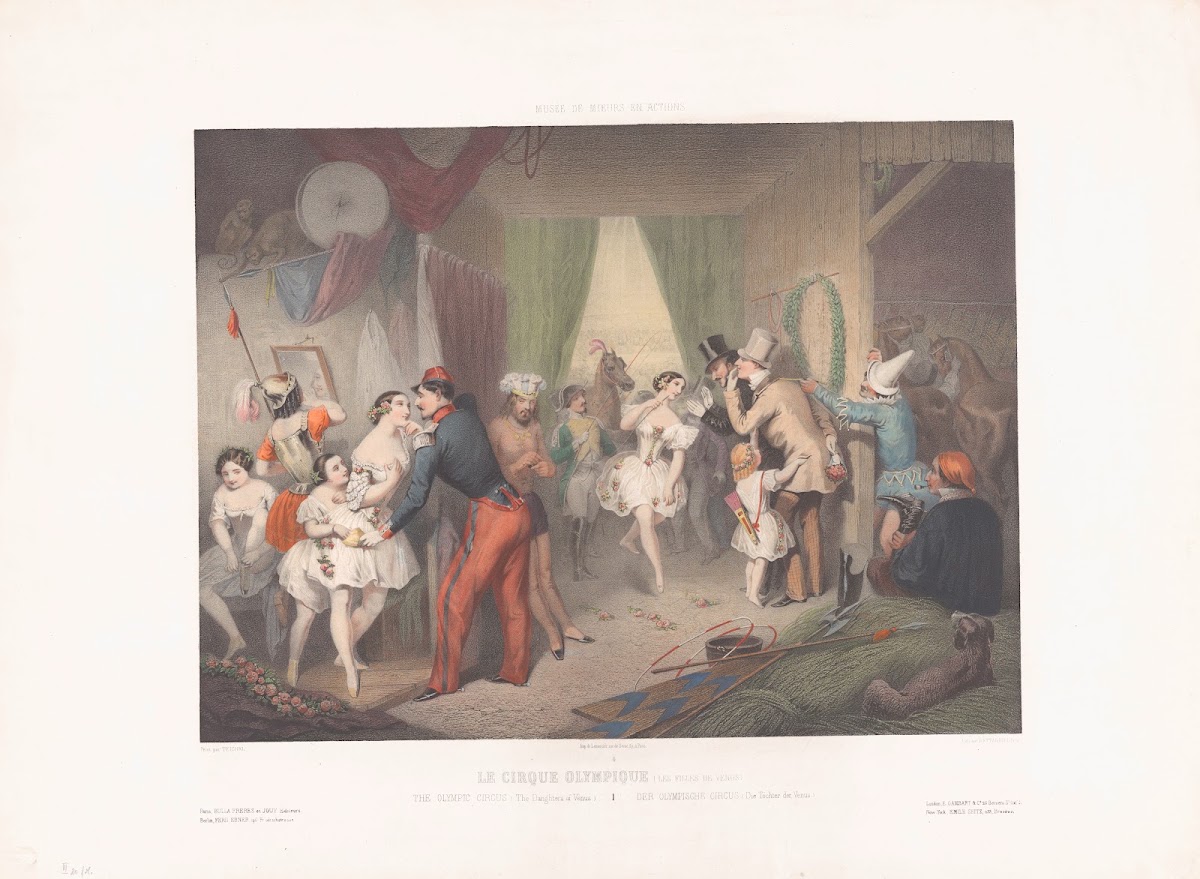 Le cirque Olympique les filles de Venus 19th century