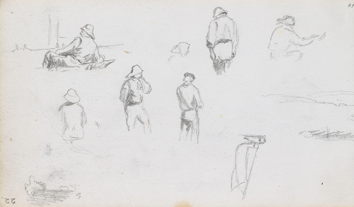 Studier av fisker seilbåt 1869