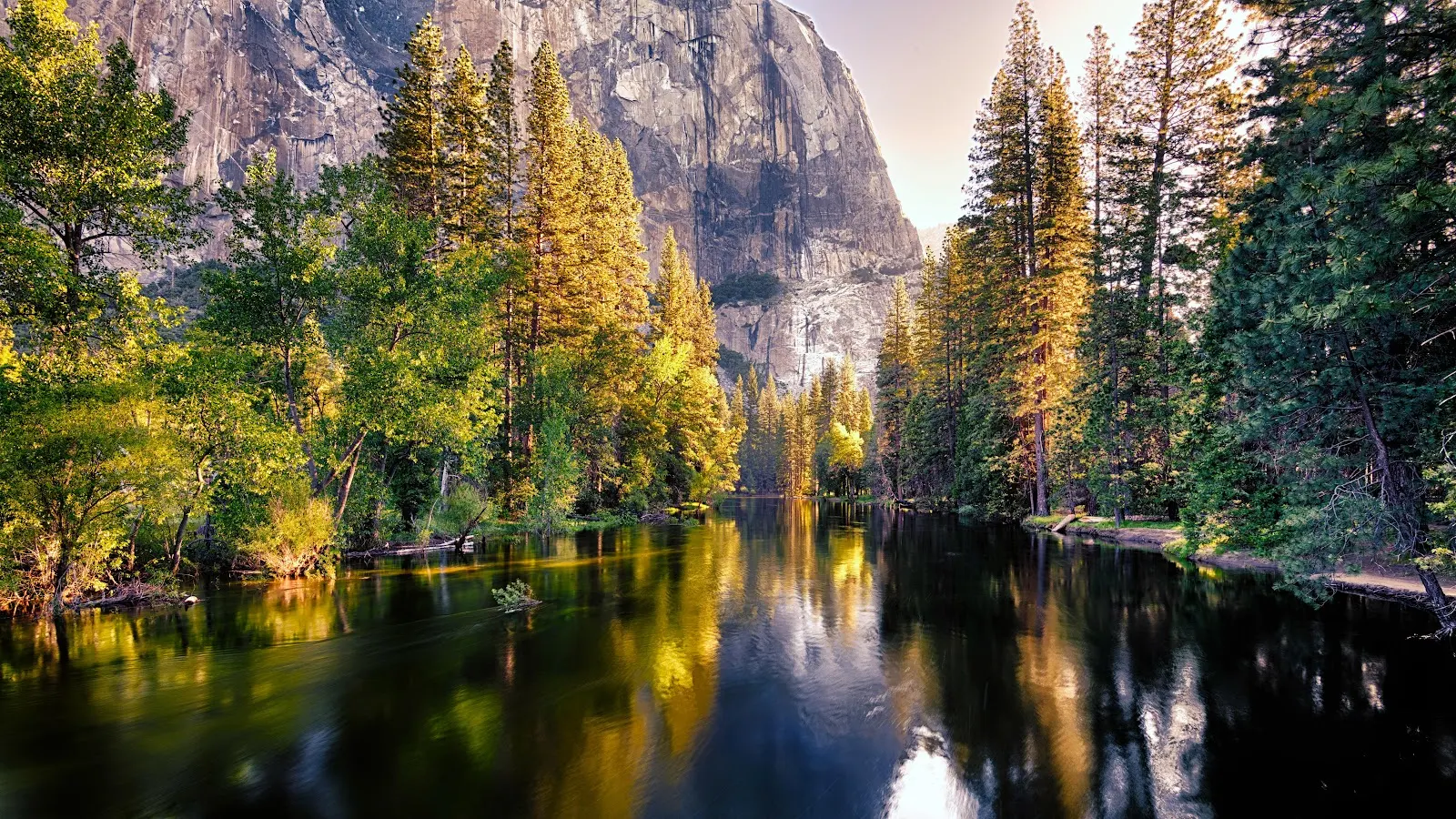 Yosemite National Park River View - Nature Photography 5K Wallpaper (6144x3456)