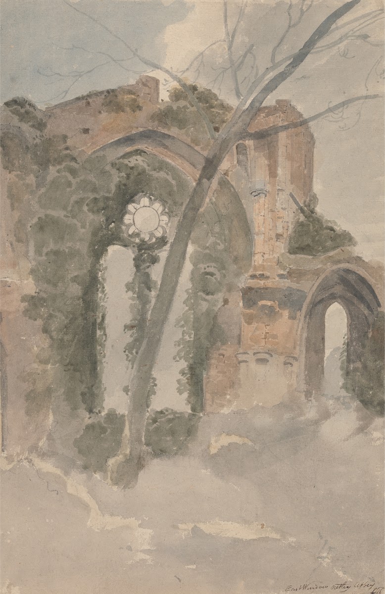 Netley Abbey the East Window 1804