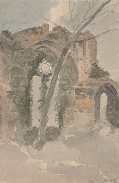 Netley Abbey the East Window 1804