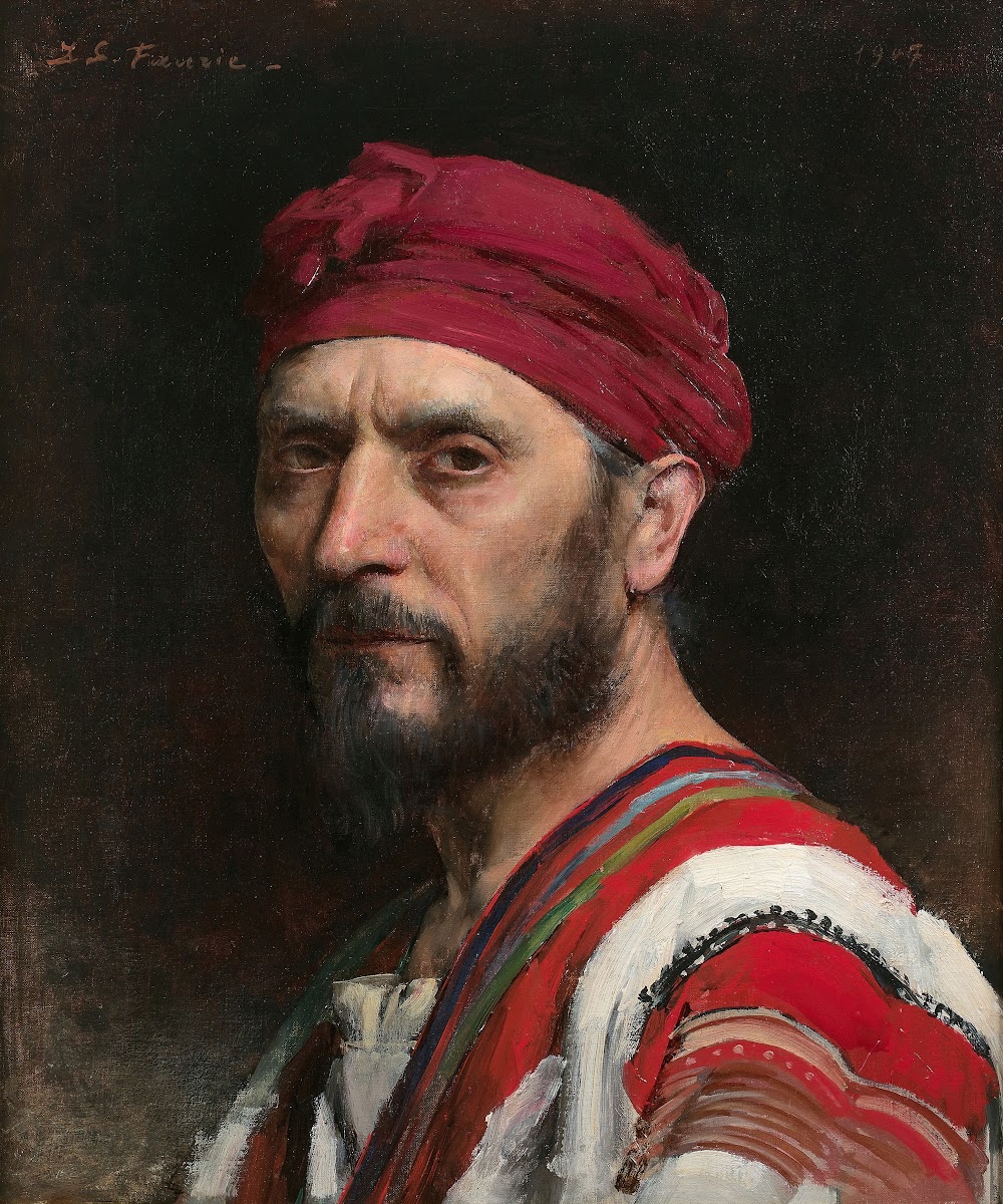 Portrait dhomme au turban