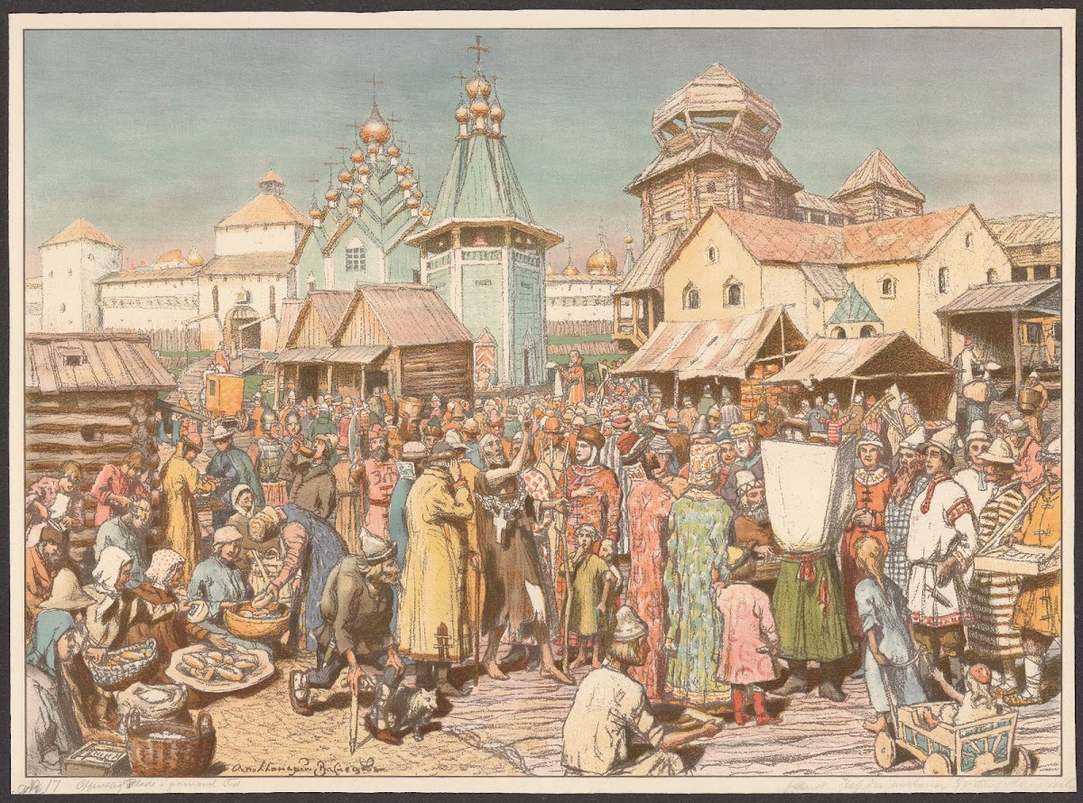Market in Moscow