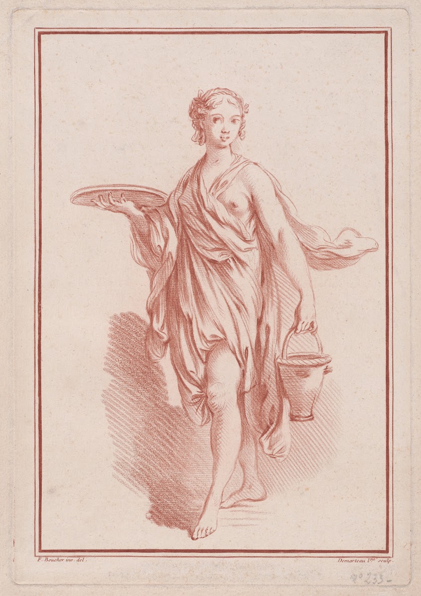 Femme drapée
