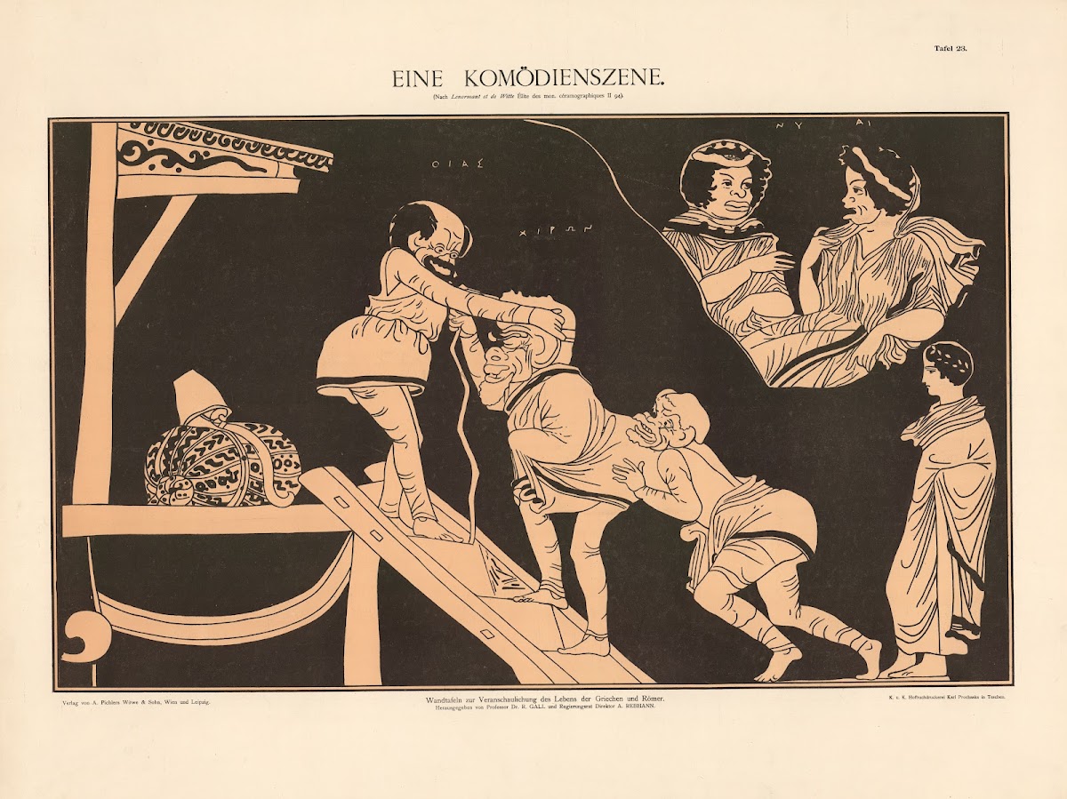 Eine Komödienszene 1925