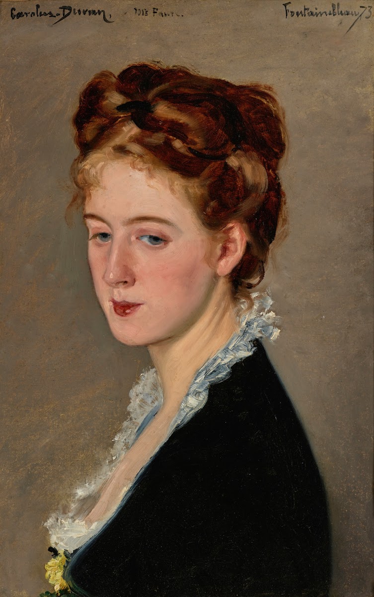 Portrait de trois quarts de Mademoiselle Faure belle soeur de lartiste 1873