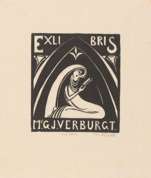 Ex libris van GJ Verburgt 1922