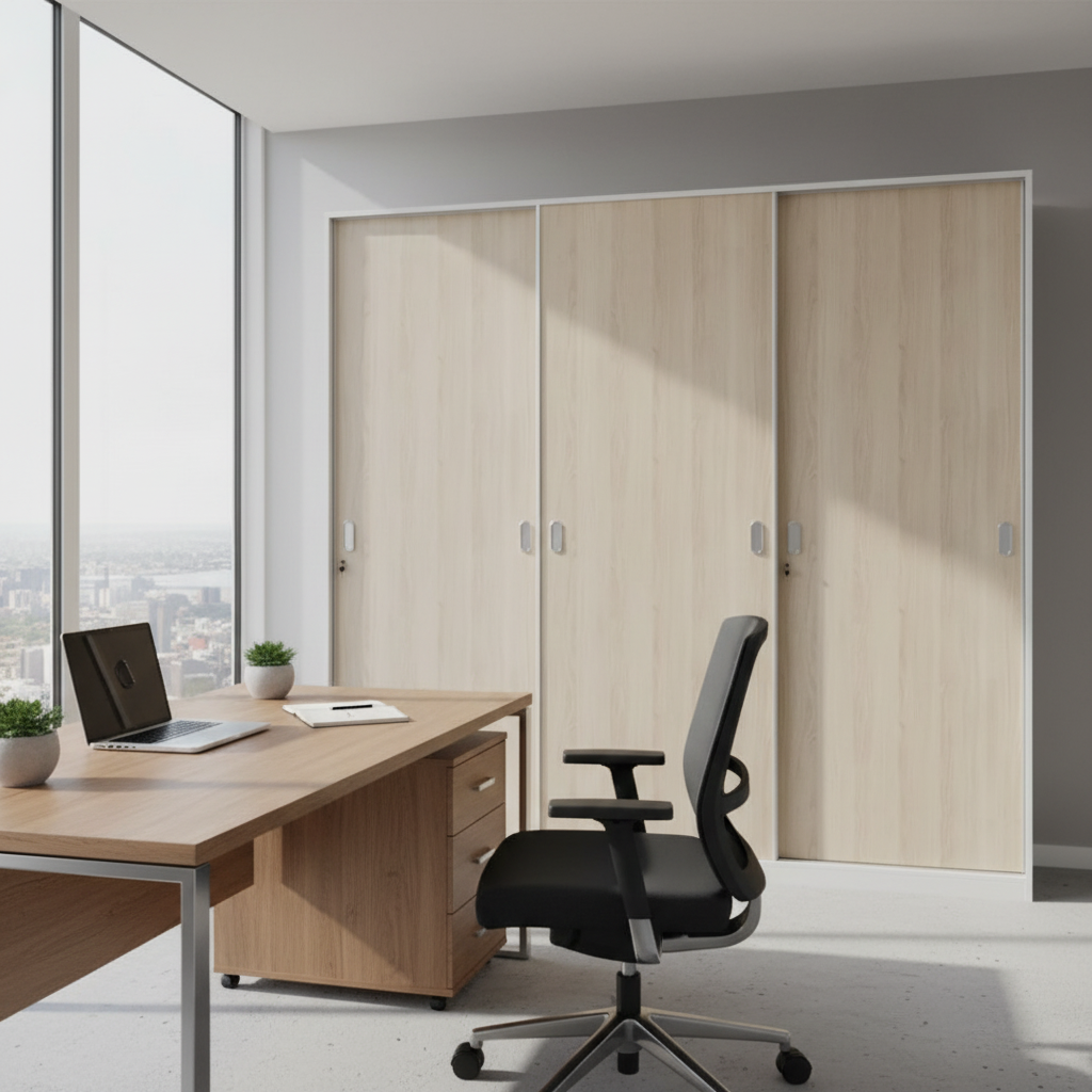 RADAR Color Full Height Six-Door Sliding (File) Cabinet