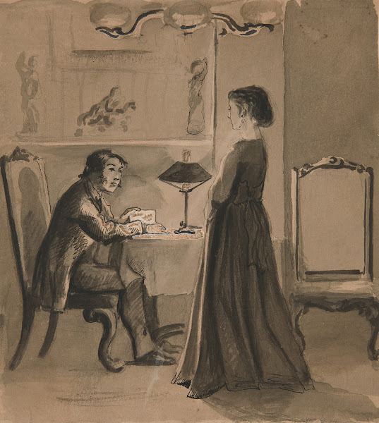Man and woman in an interior