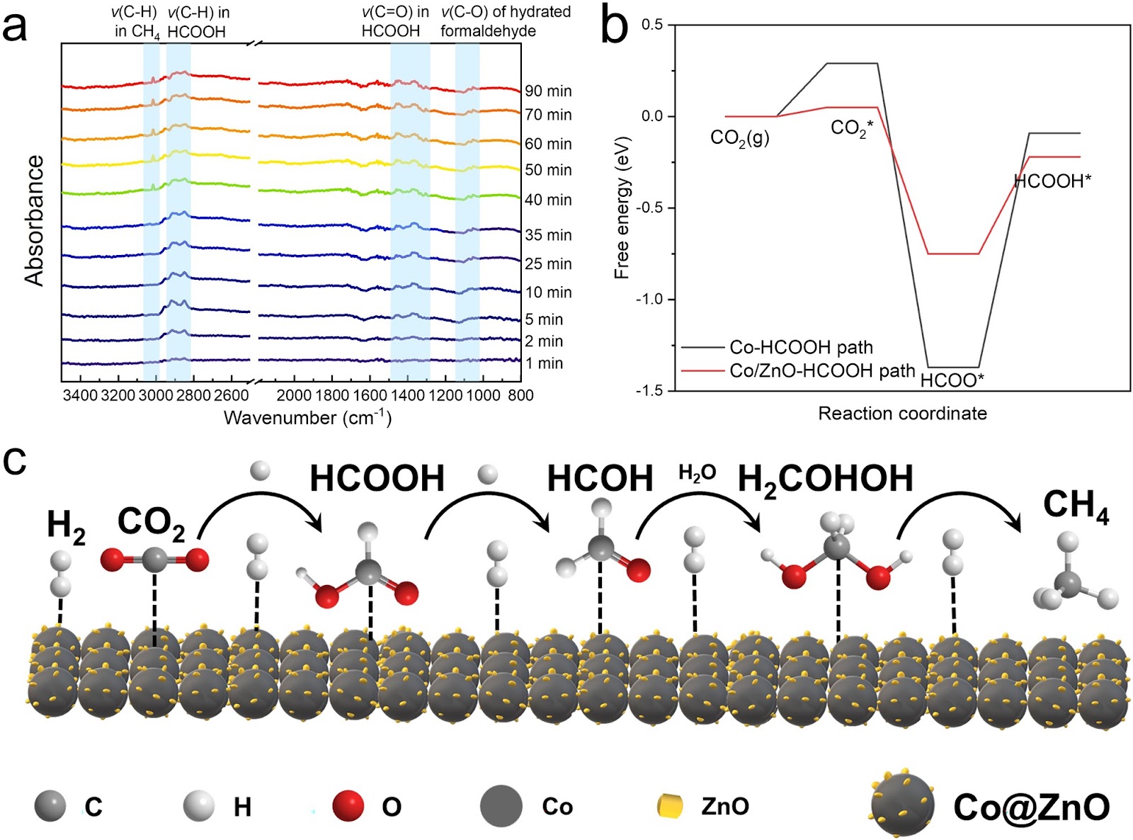 100% Conversion of CO2–CH4 with Non-Precious Co@ZnO Catalyst in Hot Water