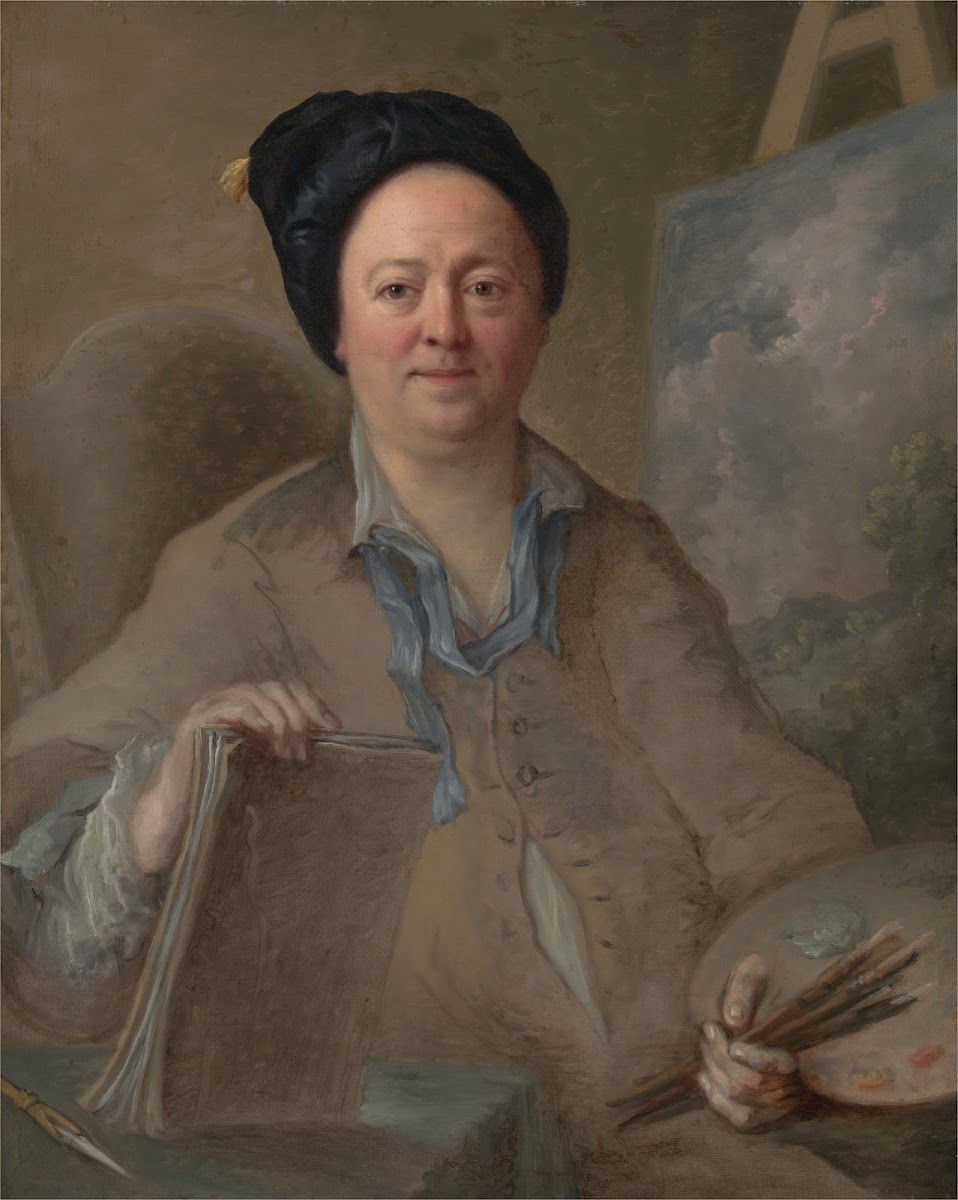 Portrait of a landscape painter possibly George Lambert