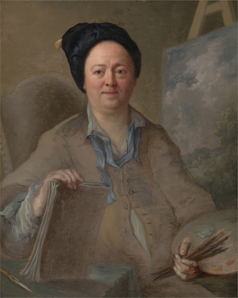 Portrait of a landscape painter possibly George Lambert