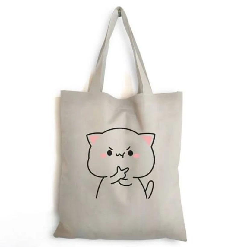 goodie bag kanvas costum/tas kain/tas Tote bag/TAS KANVAS JAIT — foto 2