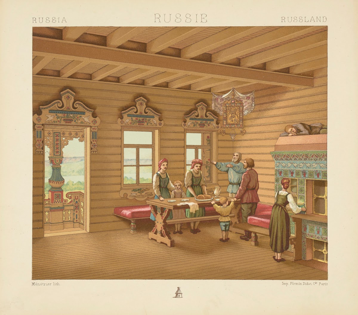 Interieur de la maison dhabitation 1876 1888