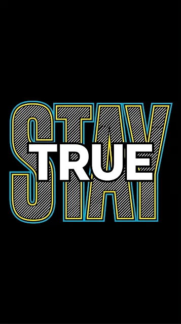 Sleek Modern Streetwear Typography Graphic on Black Canvas