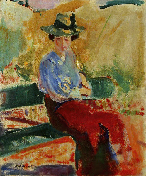 Figure on Bench c 1908