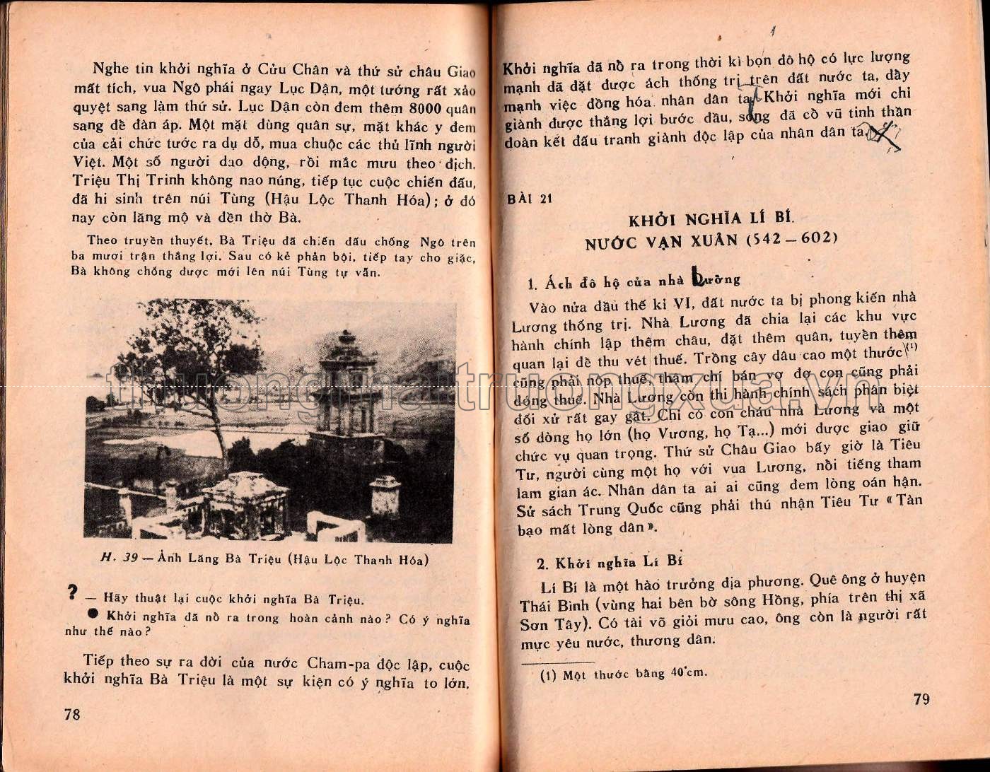 Lịch sử 6 (1986) - Trang 40