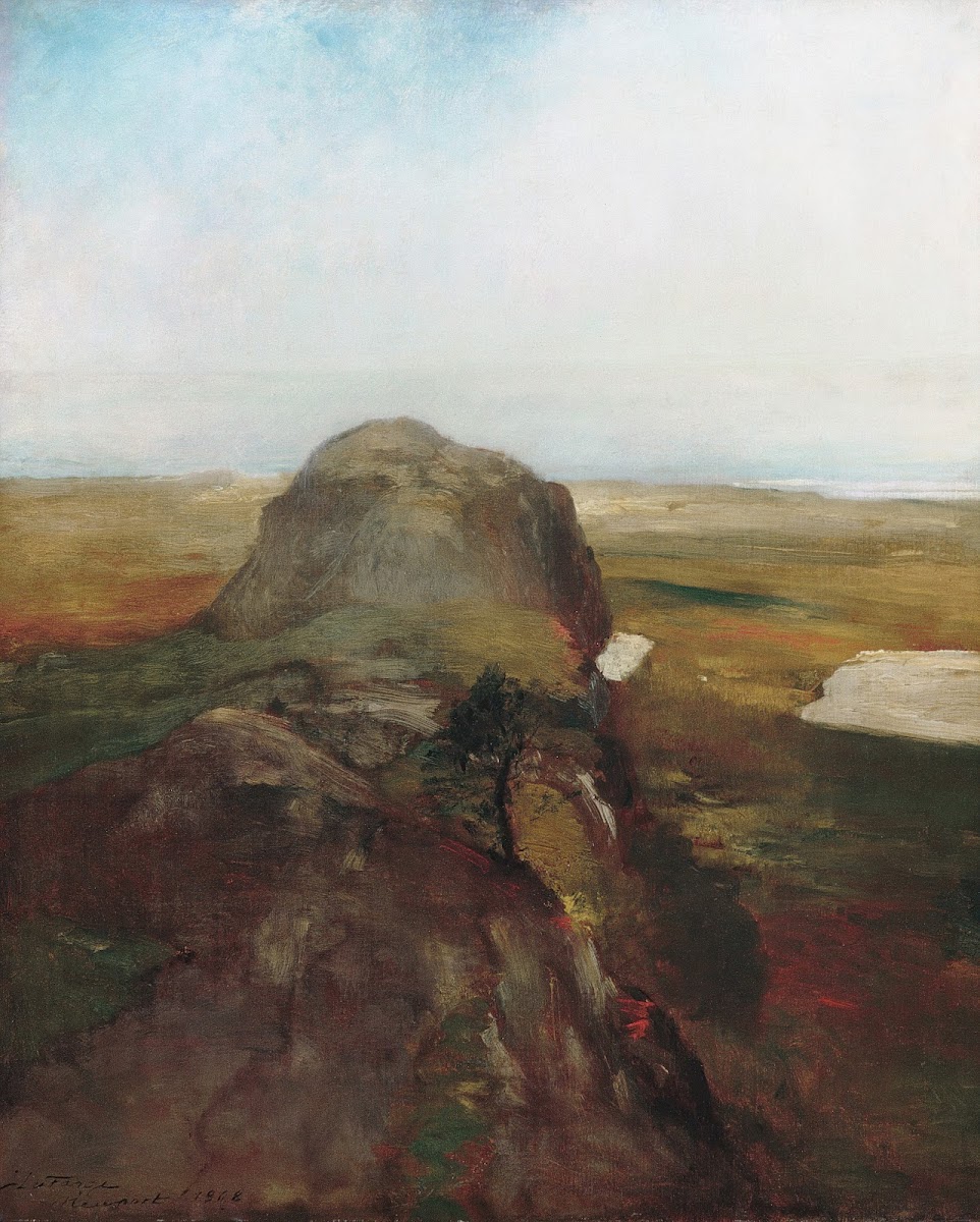 Autumn Study View over Hanging Rock Newport RI 1868