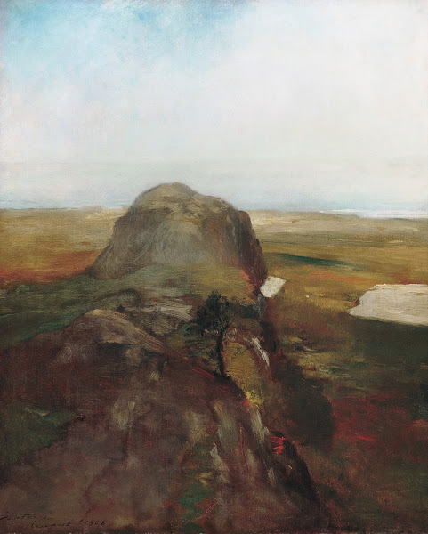 Autumn Study View over Hanging Rock Newport RI 1868