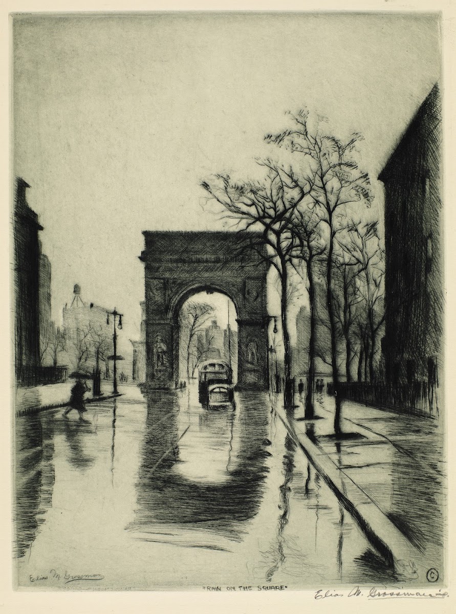 Rain on the Square