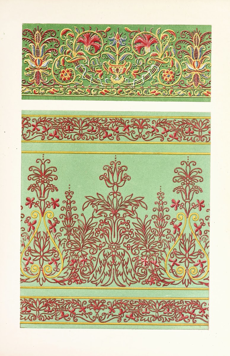 Italian Cinque cento Embroidered Silks 1858