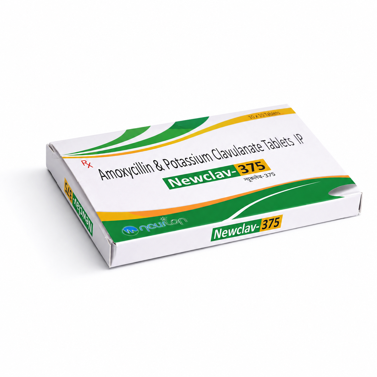 NEWCLAV-375 TAB — Amoxycillin (1000mg)+Clavulanic Acid (200mg)