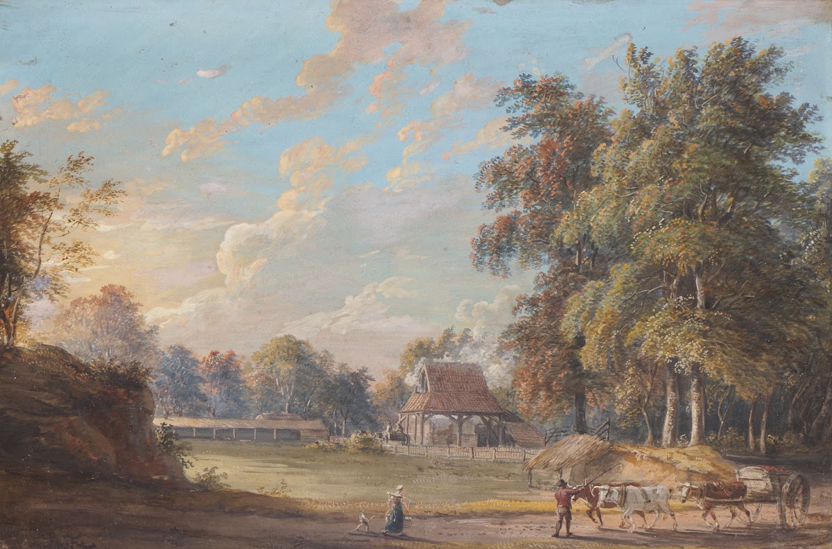 Scene In Worcestershire c1725 1809