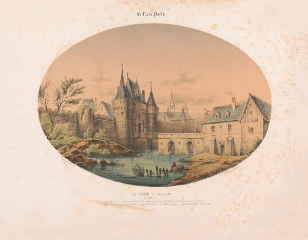 La porte St Germain en 1630 19th century