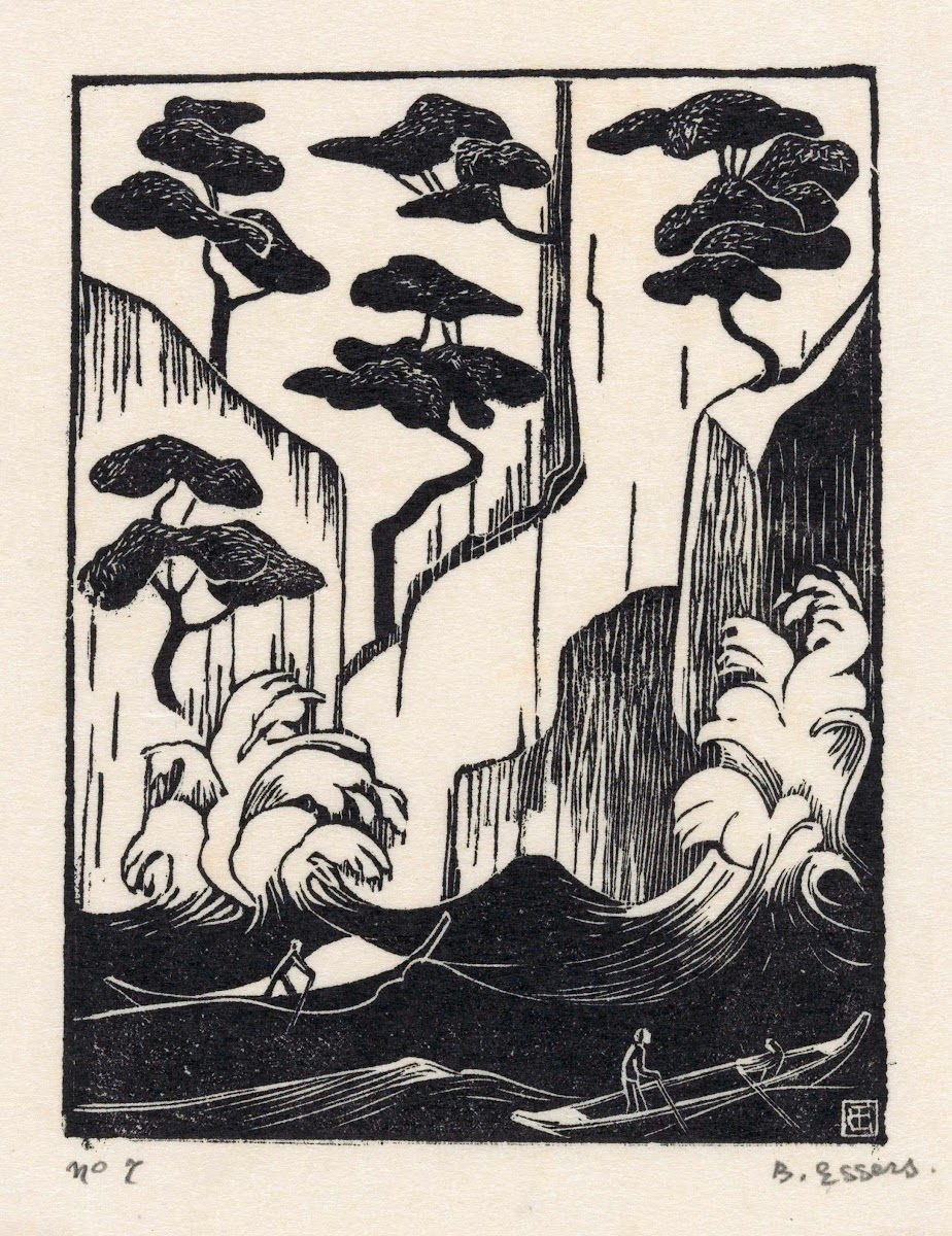 Rotskust bij Santa Margherita Ligure 1926