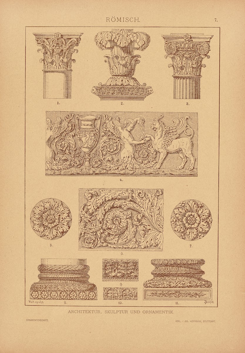 Romisch  Architektur Skulptur und Ornamentik 1887