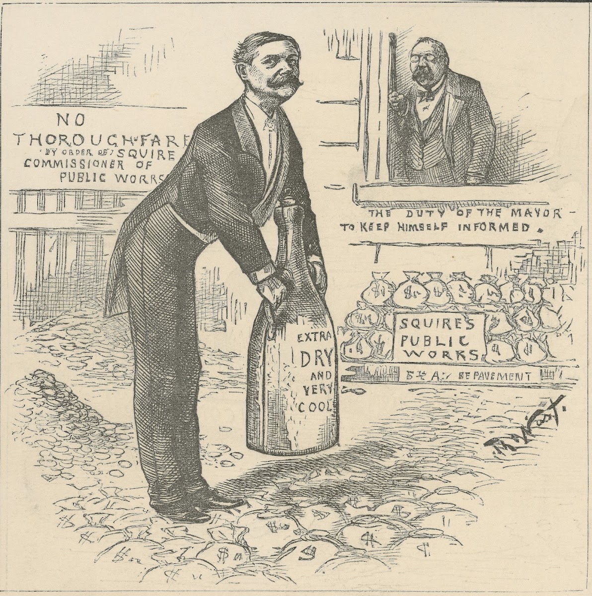 His own avenue will be well paved 1886