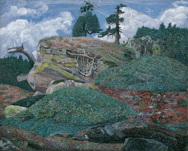 Landschaft mit Felsen 1905