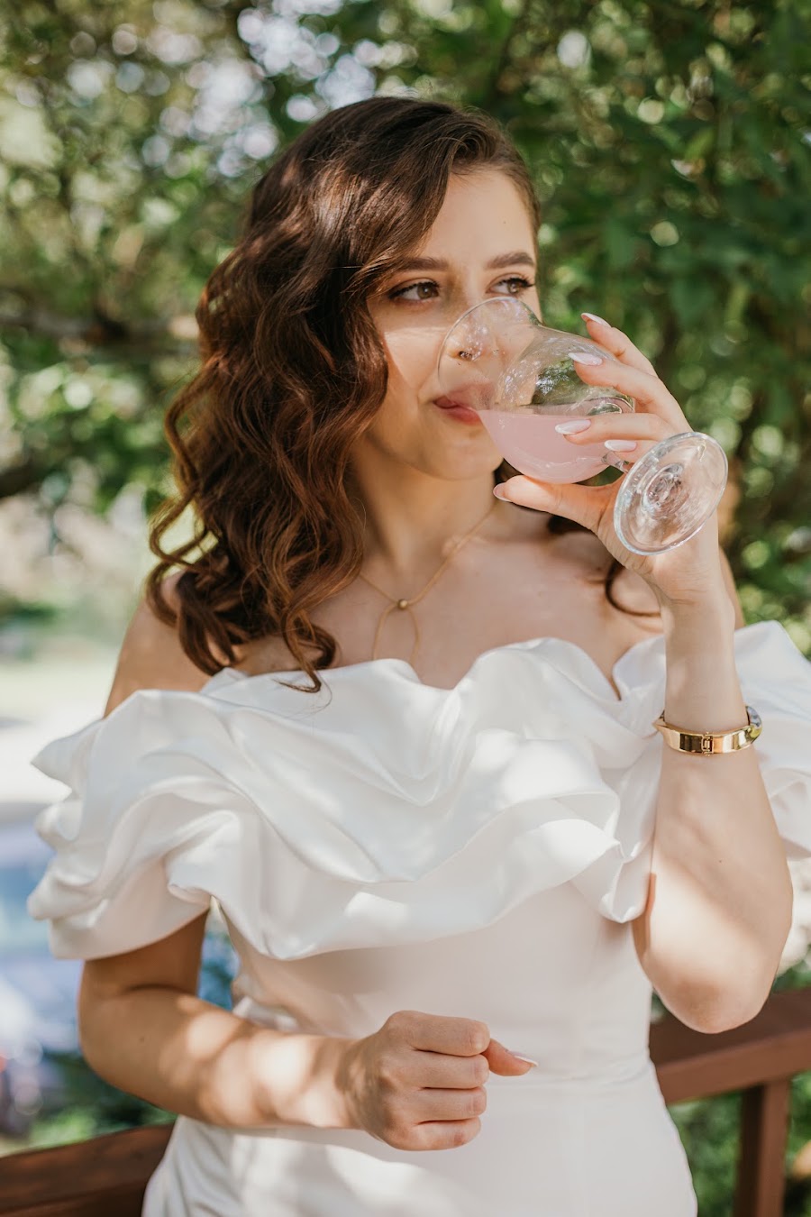 Wedding reception detail — natural light