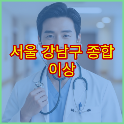 서울 강남구 종합 이상 증상 건강검진 대학병원 프로그램 안내