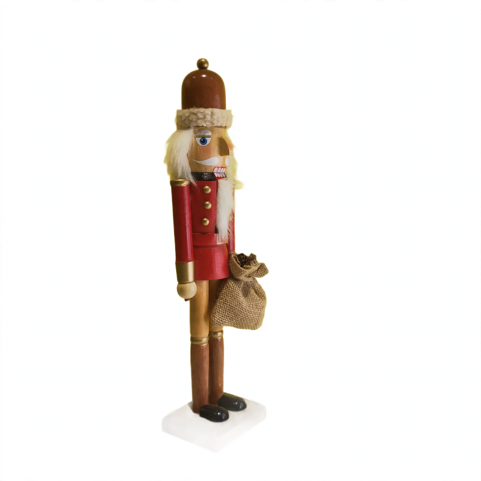 Wooden Nutcracker, 38 cm, traditional Christmas decoration
