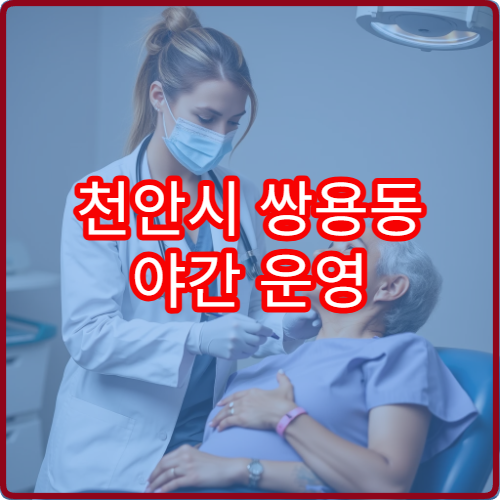 천안시 쌍용동 야간 운영 피부과 병원 리스트